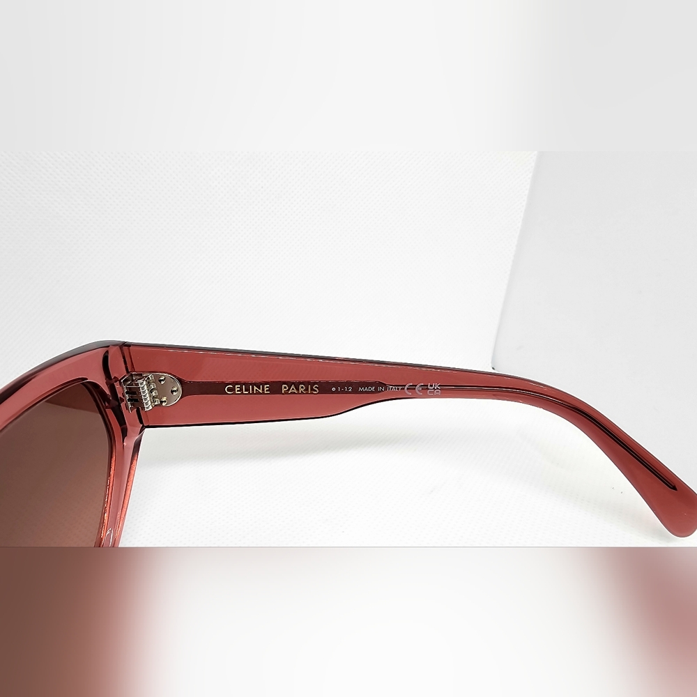 NEW AUTH Celine CL40219I Pink/Brown Gradient Sunglasses - Picture 6 of 10